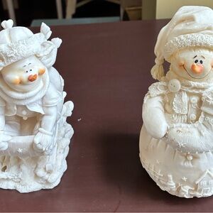Festive Snowman Figurine Set - By Don Mechanic